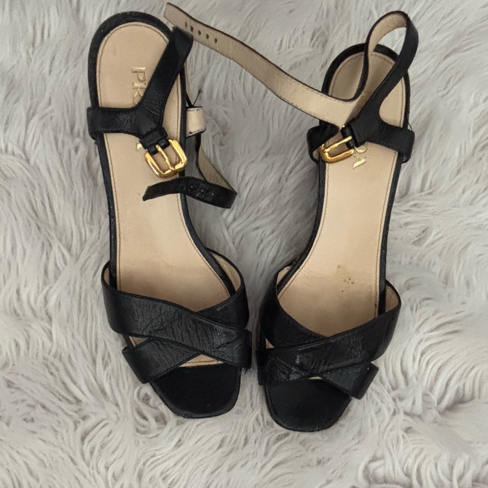 Black Strappy Sandals